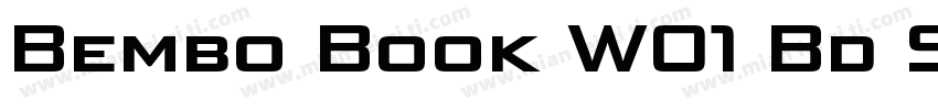 Bembo Book W01 Bd SC字体转换